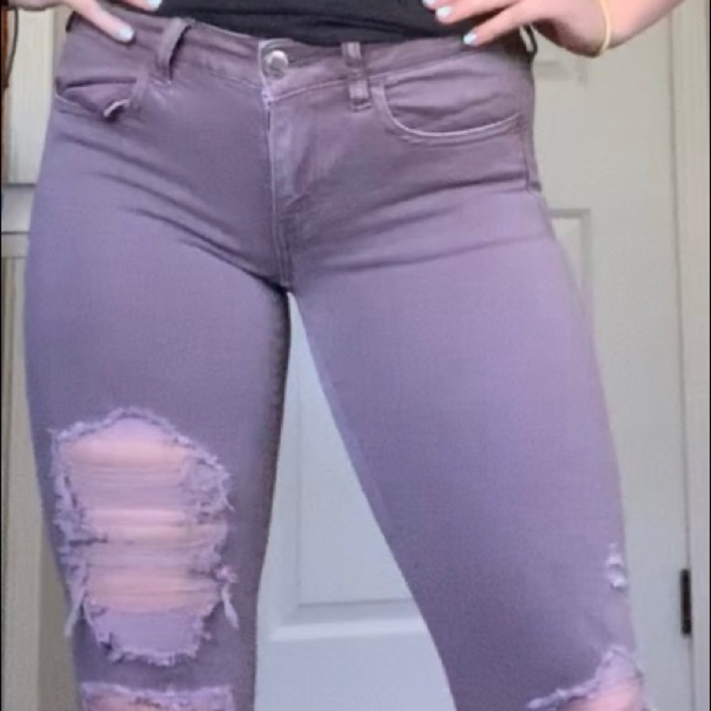 Dusty Rose American Eagle Jeggings
